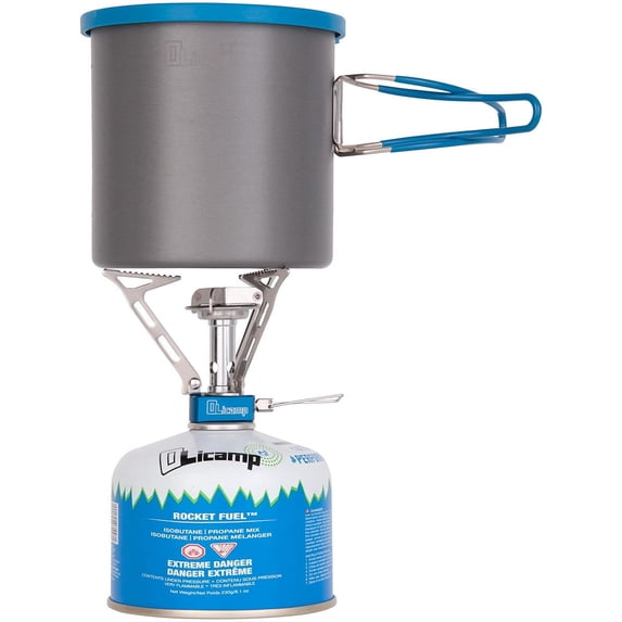 Olicamp Vector Camping and Backpacking Stove Combo, Compact and Lightweight, Includes LT Pot
