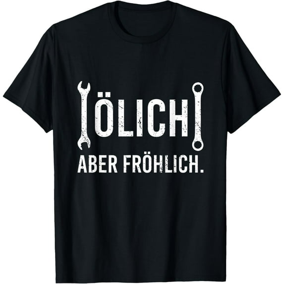 Olich aber cheerful mechanic locksmith screwdriver T-Shirt