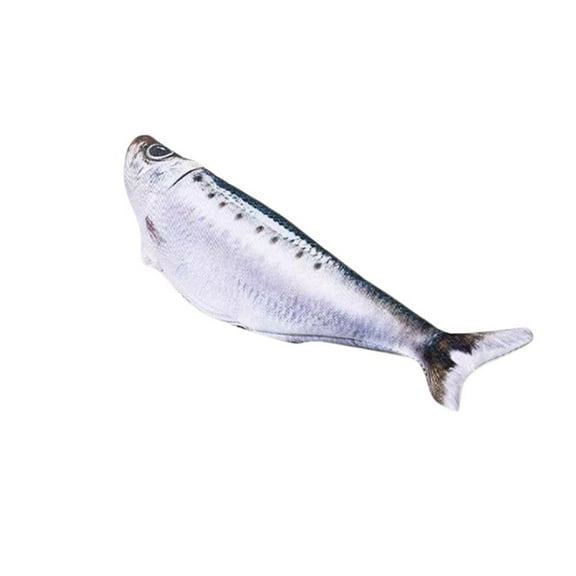 Oliegs Stocking Cat Toy Simulation Fish With Usb Charging Self Entertaining Jumping And Swaying Fish To Play With Cats White Elephant