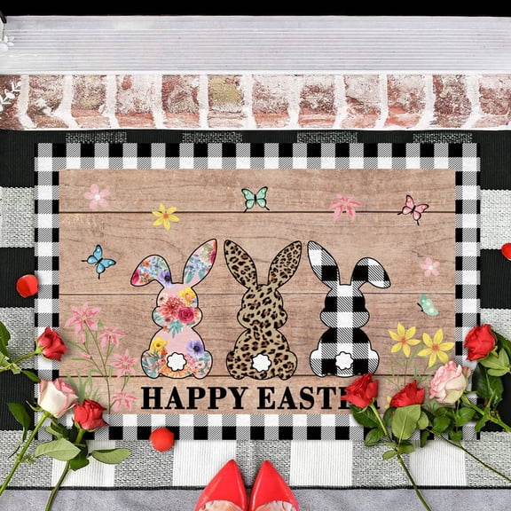 Oliegs Stocking New Hot Easter Floor Mats Home Entry Mats Holiday Decorative Door Mats Carpet 1 White Elephant