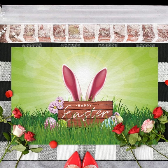 Oliegs Stocking New Hot Easter Floor Mats Home Entry Mats Holiday Decorative Door Mats Carpet Eight White Elephant