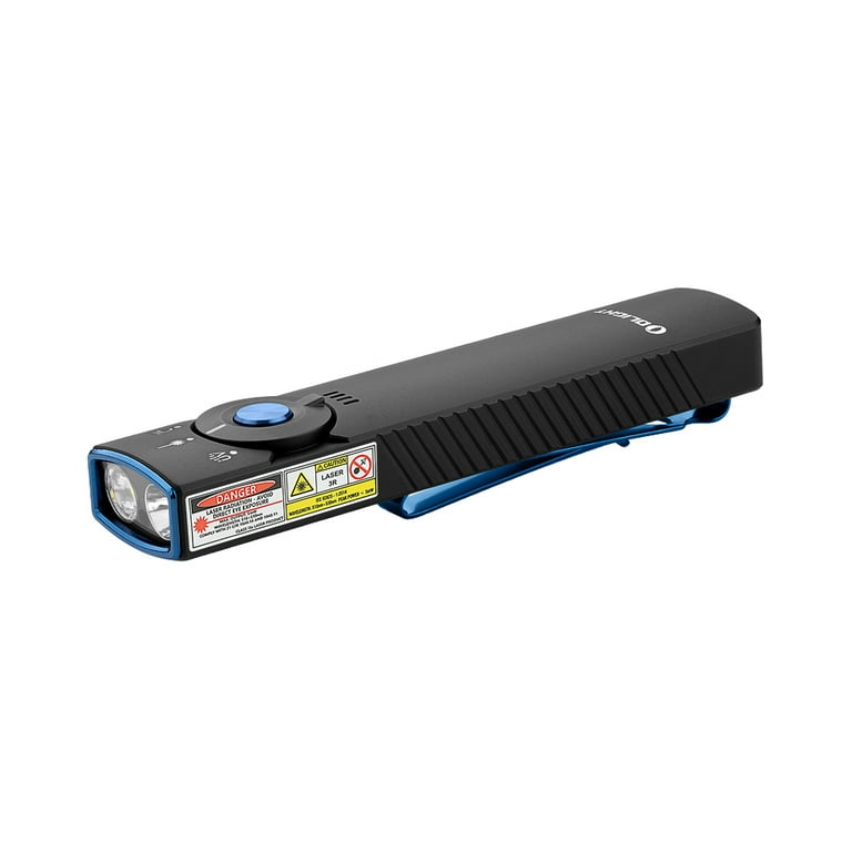 Olight Arkfeld Pro Black NW Flat EDC Flashlight w LED Light UV