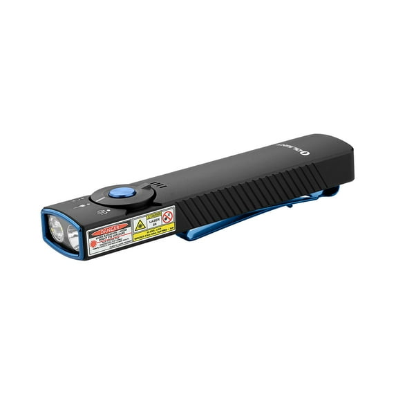 Olight Arkfeld Pro Black NW Flat EDC Flashlight w/LED Light, UV & Laser, 1300 Lumens