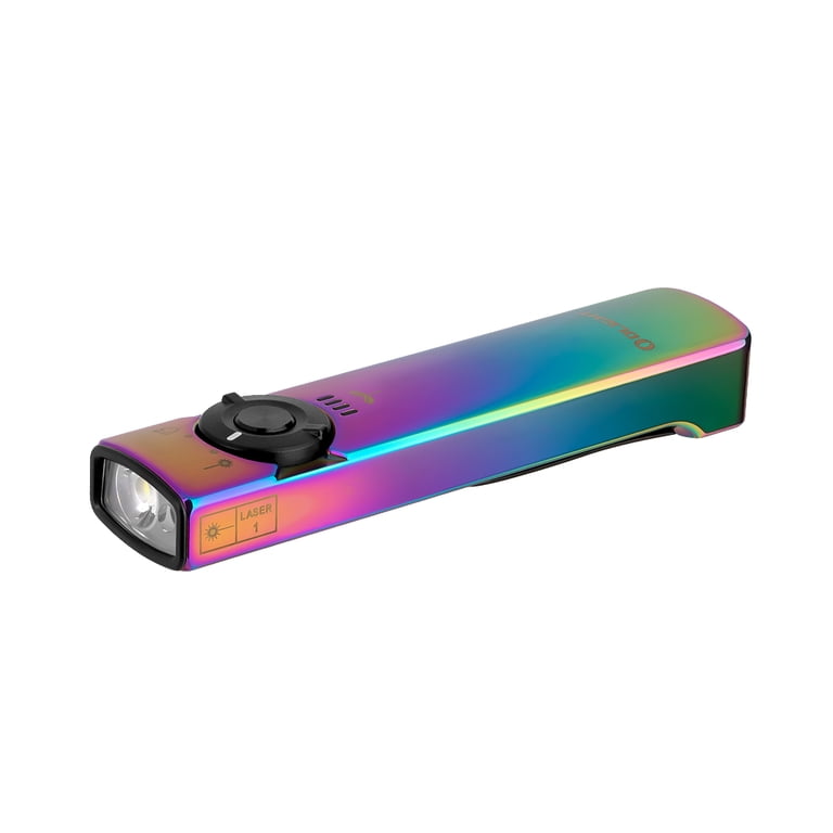 olight arkfeld flat flashlight with green laser & white light Olight Arkfeld Spring 3 Flat Flashlight, Green Laser/White Light, 1000  Lumens