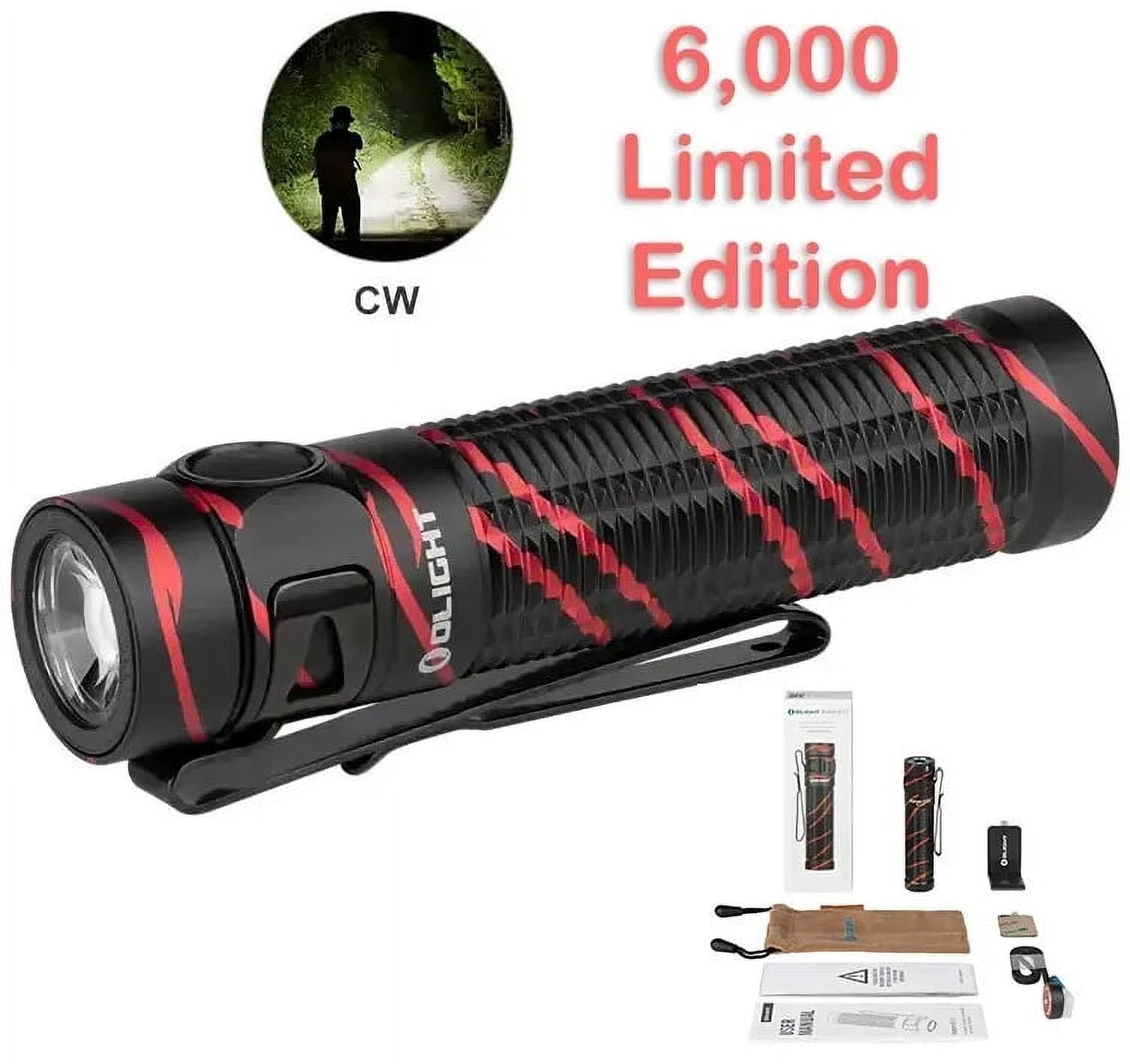 baton 3 rechargeable flashlight Olight O-BATON3PROMAXMANALDT Pro Max Magnesium Alloy Desert Ta KnifeJoy the Baton3 boasts a max runtime of 20 days that you can always count on Olight Baton 3 Rechargeable LED