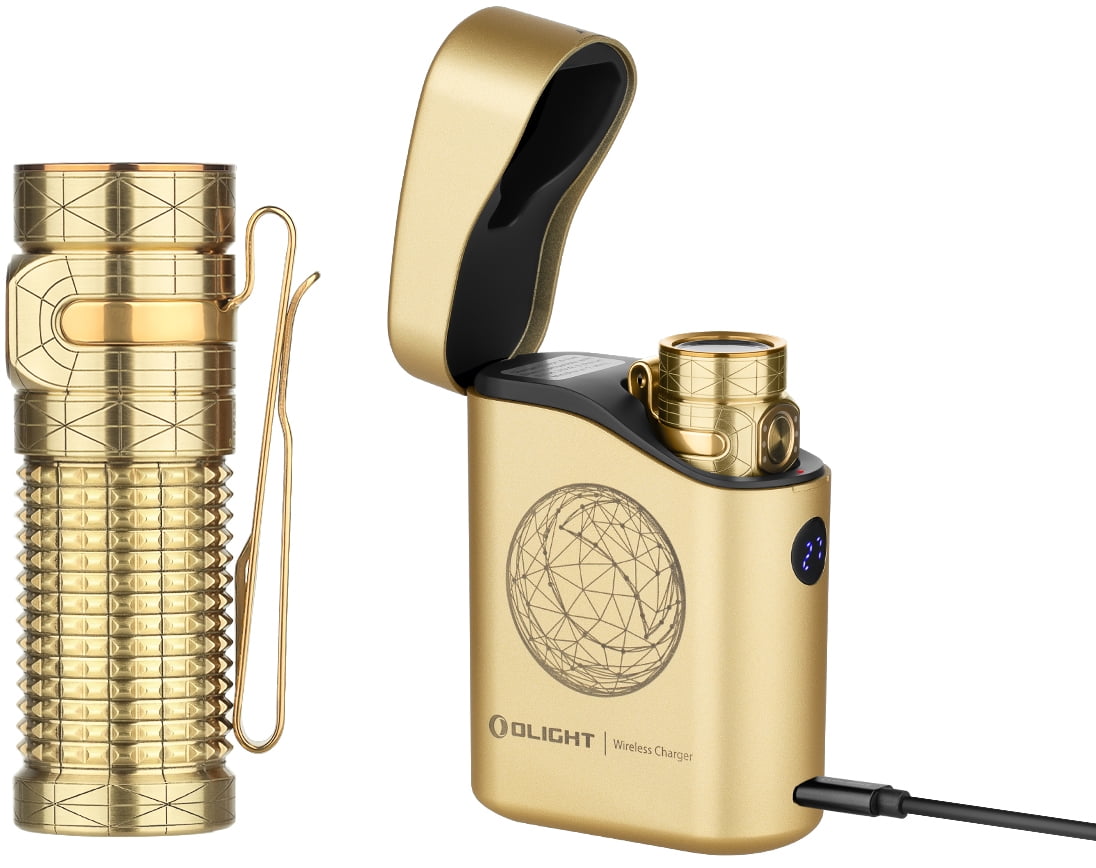Olight Baton 4 Premium Brass Wireframe 1300 Lumens - Walmart