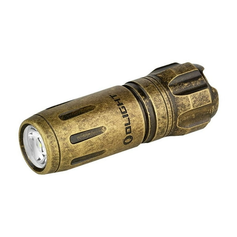 Olight I18 Brass USB-C Rechargeable EDC Keychain Flashlight, 180
