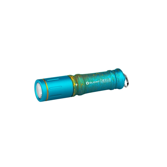 Olight I3E EOS Sunwave Aqua Keychain Flashlight, 90 Lumens, with 1 AAA Battery