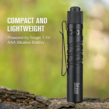 Olight I3T Dual-Output Slim EDC LED Flashlight, Black,
