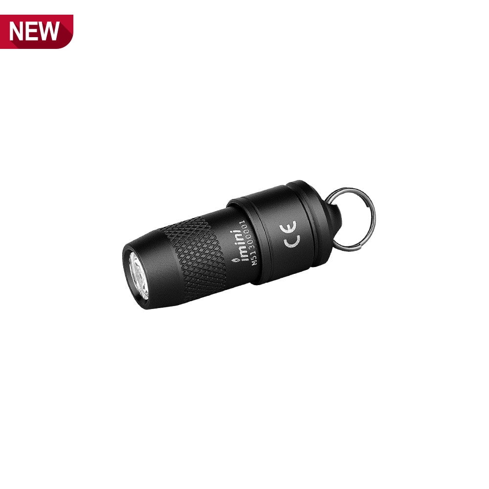 Olight Imini 10 Lumens Tiny Keychain EDC Flashlight with Base (Black)