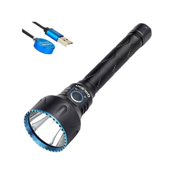 Olight Javelot Pro 2 Long Throw 2500 Lumens LED Rechargeable Flashlight, Black