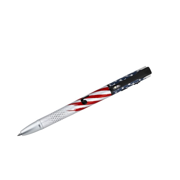 Olight OPen 3 Multifunctional Pen Light, 120 Lumens & Green Laser (Stars & Stripe Edition)