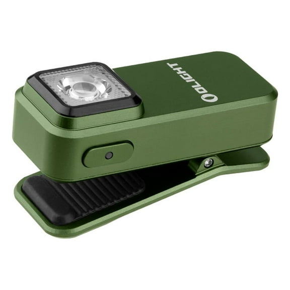 OLIGHT Oclip Rechargeable EDC Flashlight 300 Lumens Dual Sources Compact Pocket Clip Light, Convenient USB C Charging, Magnetic Flash Lights for Working, Cycling, Emergency, Signaling Tool(OD Green)