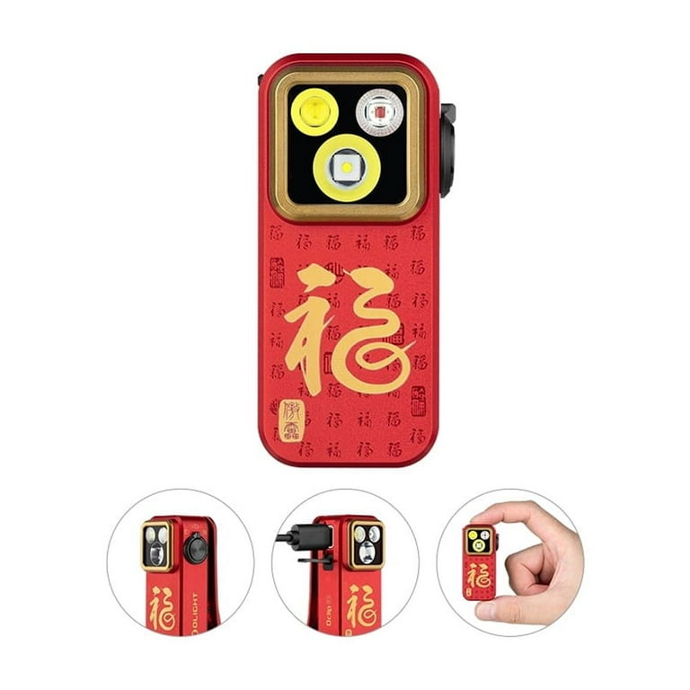 OLIGHT Oclip Pro EDC Flashlight Clip-on Light, Rechargeable 500