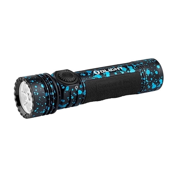 Olight Seeker 4 Pro Rechargeable Flashlight, 4600 Lumens LED with USB C Holster, Waterproof
