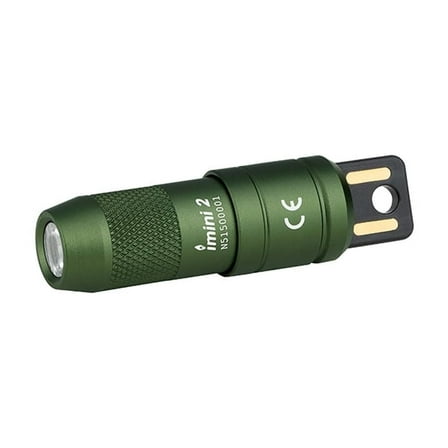 OLIGHT IMINI 2 EDC Rechargeable Flashlight 50 Lumens Compact and Portable Mini Light for Everyday Carry and Emergencies (OD Green)