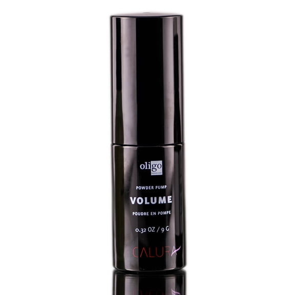 Calura Hair Powder Pump Volume by Oligo Professionnel | Instant Volume Powder for Hair | Hair Fiber Spray with No Artificial Colors | Paraben Free and Gluten Free Hair Styling Powder, 0.32oz