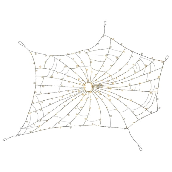 Olilia 120cm Halloween Spider Web Chandelier, Luminous Spider Web, Suitable for Halloween, Haunted House, Window, Party, Patio, Indoor and Outdoor Decoration.