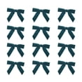 thumbnail image 1 of Olilia 12pcs Blue Velvet Bows for Christmas Tree Decorations Wreath Garland Velvet Bows with Gold Twist Ties, Ribbon Bows for Wreaths, Garlands, Gifts, and Home Decor, 1 of 8