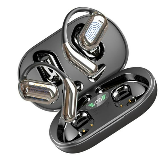 Olilia 3-in-1 AI Real-Time Language Translation Earbuds: 144 Languages & Accents Translation Device Earphones,Two-Way Translating,Long Battery Life, Ideal for Travel, Study, & Business - Black