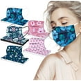 thumbnail image 1 of Olilia 50-Pack Printed Disposable Adult Face Masks,Three-Layer Individually Packaged Non-Woven Breathable Masks,Various Patterns,Effectively Protect Against Dust From Mouth And Nose, Unisex., 1 of 7