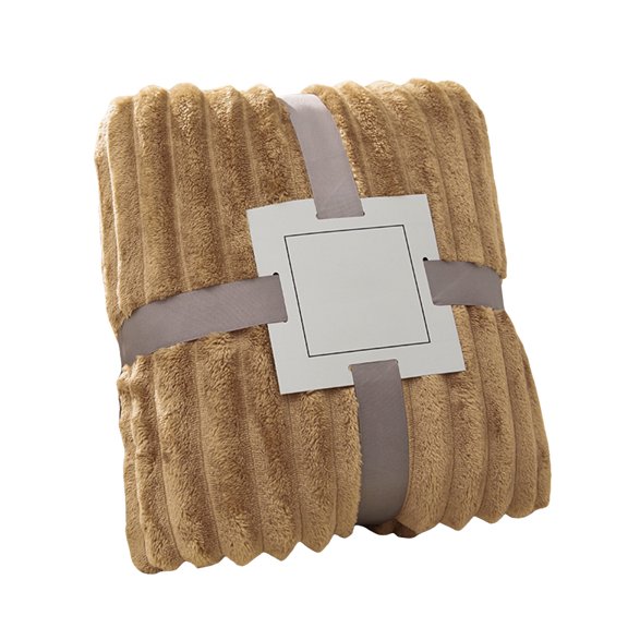 Olilia Baby Blankets for Boys Girls 28"x 40" - 3D Ribbed Jacquard Cute Fuzzy Fleece Blanket, Warm and Breathable Soft Cozy Toddler Blanket for All Seasons Suitable, Yellow