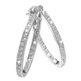 thumbnail image 1 of Olilia Earrings Hoop Stud Drop & Dangle Rhinestone Inlaid Banquet Jewelry Ring Ear Temperament Ring Birthday Gift Earring for Girlfriend., 1 of 4