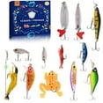 thumbnail image 1 of Olilia Fishing Advent Calendar 2024, 12 Days Christmas Countdown Lures Tackle Set for Adult Men Teen Boys, Xmas Surprise Gift for Fisher, Father, Granpa, Brother, Boyfriend, 1 of 8