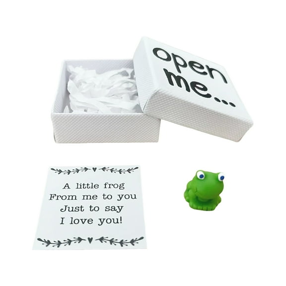 Olilia I Love You Gift, Frog Gift, Gift For Boyfriend, Gift For Girlfriend, Frog Keepsake, Matchbox Gift, Valentine's Day Gift for Her.