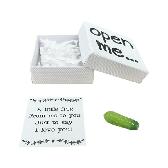 Olilia I Love You Gift, Pickle Gift, Gift For Boyfriend, Gift For Girlfriend, Keepsake, Matchbox Gift, Valentine's Day Gift for Her.
