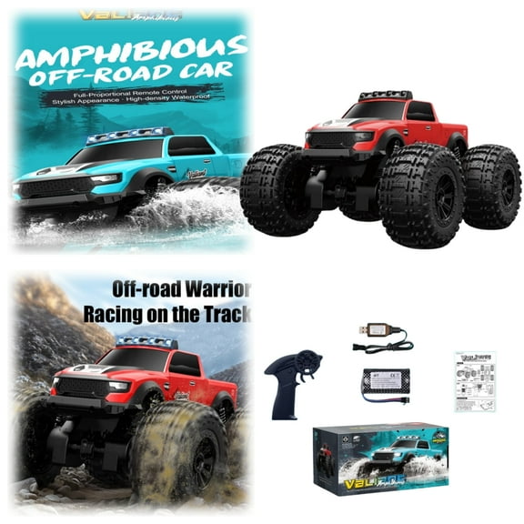 Olilia RC Cars 1/16 RTR Brushless RC Car for Adults Fast 50 mph RC Trucks All Terrain Hobby Trucks Electric Off-Road Monster Trucks 4WD Remote Control Car Waterproof Truck with Gyro(Red)