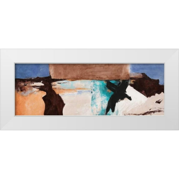 Olin, Chaz 14x7 White Modern Wood Framed Museum Art Print Titled - Bahamas