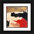thumbnail image 1 of Olin, Chaz 15x15 Black Ornate Wood Framed with Double Matting Museum Art Print Titled - L’Amour III, 1 of 4