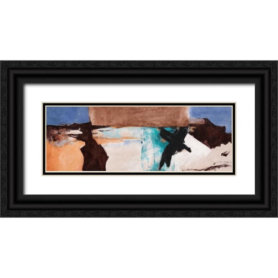 Olin, Chaz 32x14 Black Ornate Wood Framed with Double Matting Museum Art Print Titled - Bahamas