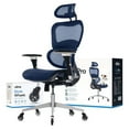 thumbnail image 1 of Oline ErgoPro Ergonomic Office Chair w/ Breathable Mesh Material, Navy Blue, 1 of 7