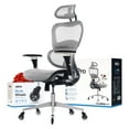 thumbnail image 1 of Oline ErgoPro Ergonomic Office Chair w/ Reclining Backrest & Wheels, Gray, 1 of 9