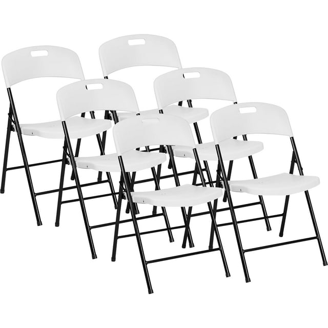 Oline Heavy Duty Stackable Folding Chairs for Adults, Indoor Outdoor