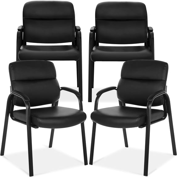 Oline ErgoComfort Leather Guest Chair, Reception, Meeting, Conference ...