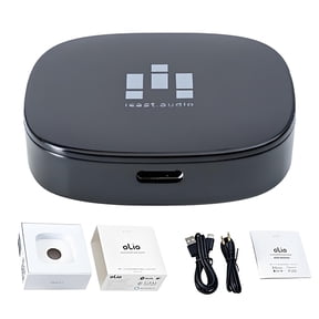Olio AirPlay 2 Wireless Audio Receiver Adapter — WiFi & Bluetooth Music Streamer Multiroom Audio(Black)