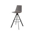 thumbnail image 1 of Olio Designs Bungee 30" Faux Leather Upholstered Swivel Bar Stool in Graystone, 1 of 4