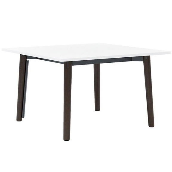 Olio Designs Della 48" Square Wooden Dining Table in Umber