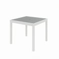 thumbnail image 1 of Olio Designs Ivy 35" Square Aluminum Patio Dining Table in Gray and White, 1 of 4