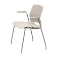 thumbnail image 1 of Olio Designs Lola 31"H Dining Chair, Leg Base, Arms, Moonbeam, 1 of 1