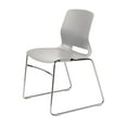 thumbnail image 1 of Olio Designs Lola Sled-Base Office Stack Chair, Light Grey, 1 of 6