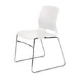 thumbnail image 1 of Olio Designs Lola Sled-Base Office Stack Chair, White, 1 of 6