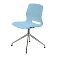 thumbnail image 1 of Olio Designs Lola Swivel Office Chair, 4 Leg Base, Sky Blue, 1 of 7