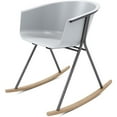 thumbnail image 1 of Olio Designs Tee Plastic Black Coffee Frame Rocker in Cool Gray and Latte, 1 of 1