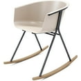 thumbnail image 1 of Olio Designs Tee Plastic Black Coffee Frame Rocker in Moonbeam and Latte, 1 of 1