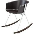 thumbnail image 1 of Olio Designs Tee Plastic Silver Frame Rocker in Black Coffee and Umber, 1 of 1