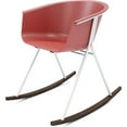 thumbnail image 1 of Olio Designs Tee Plastic Silver Frame Rocker in Coral and Umber, 1 of 1